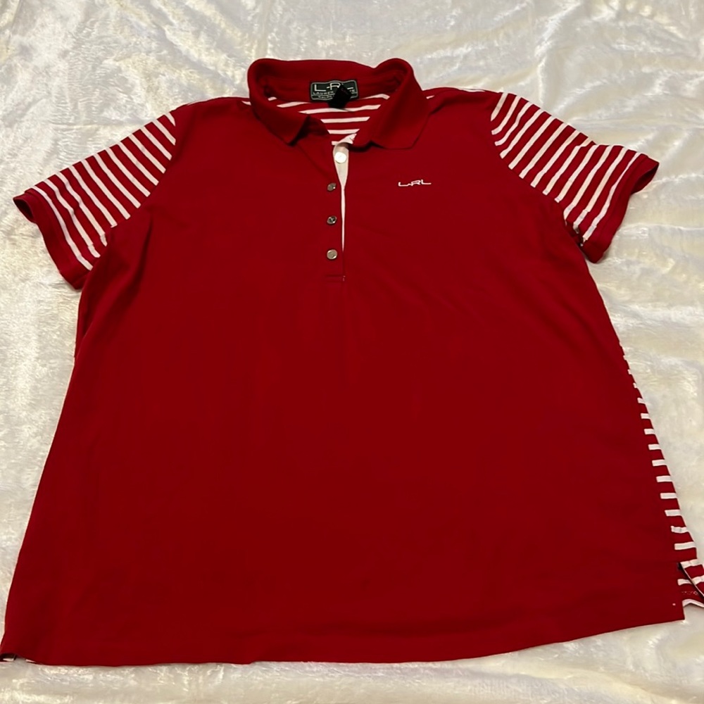 Lauren Ralph Lauren short sleeve stripped polo shirt